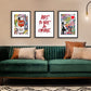 Banksy Warhol Set of 3 Framed Prints