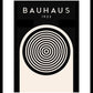 Bauhaus Black set of 3 Framed Prints