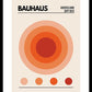 Matisse Harring Bauhaus Orange Set of 3 Framed Prints