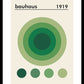 Bauhaus Green 1919 Framed Print