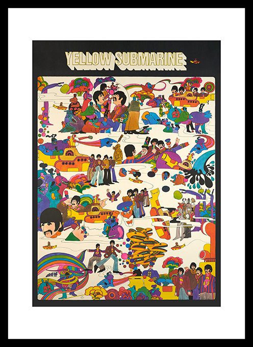 The Beatles Yellow Submarine Framed Print
