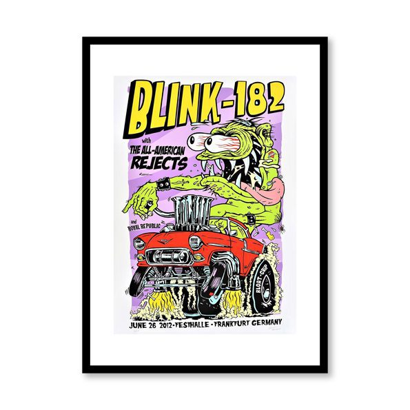 Blink 182 Framed Print - BL0003