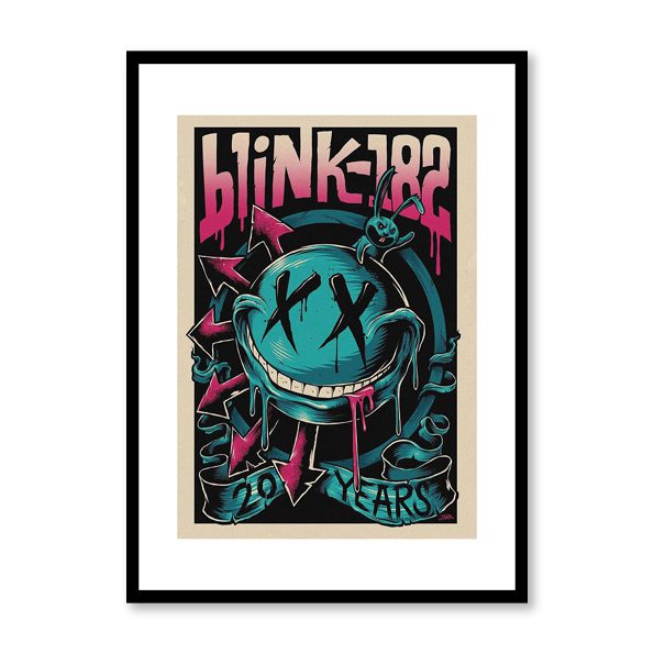 Blink 182 Framed Print - BL0001