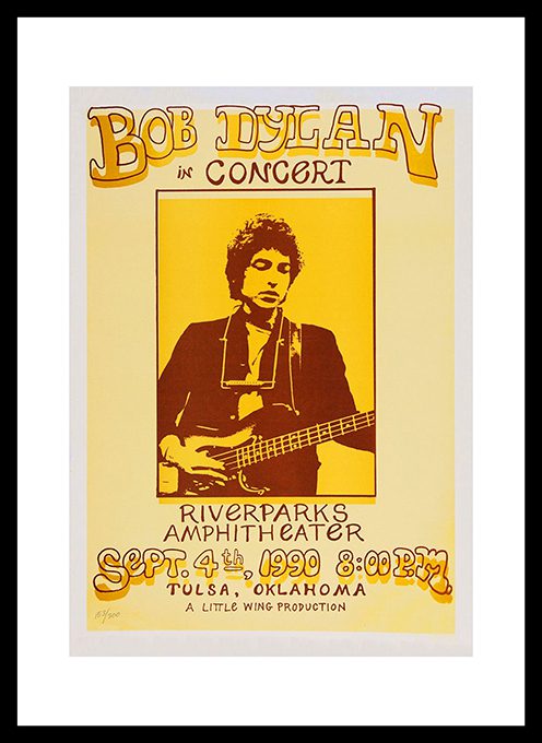 Bob Dylan Riverparks Amphitheater Framed Print