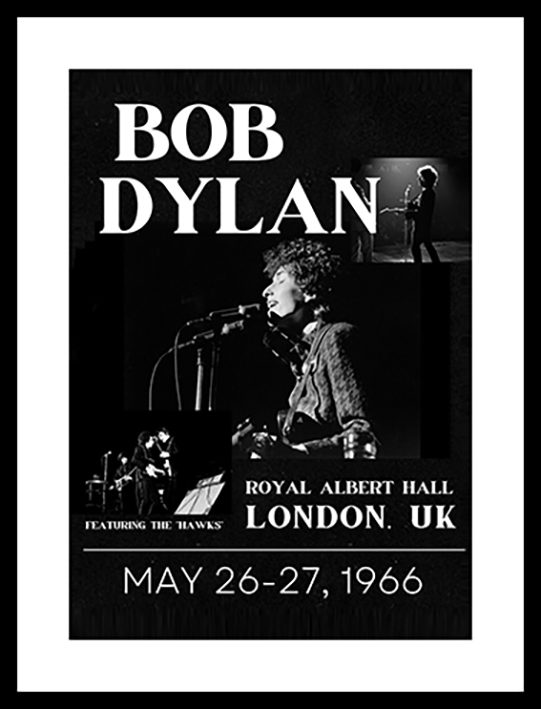 Bob Dylan Royal Albert Hall Framed Print