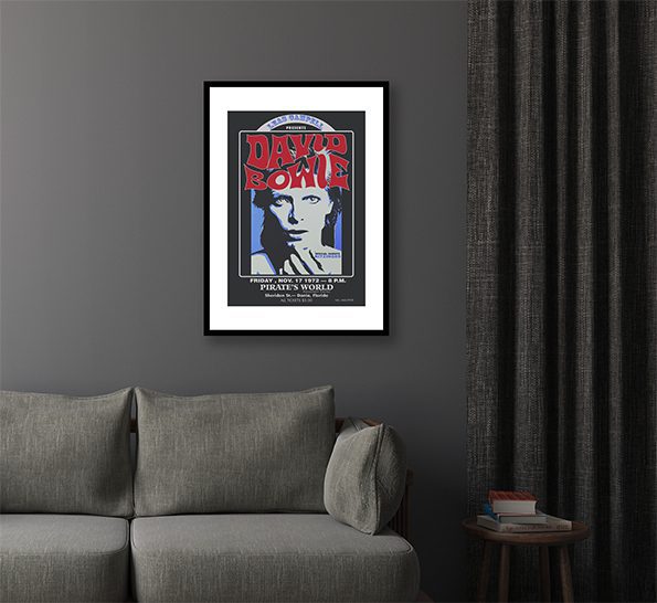 David Bowie Pirates World Framed Print