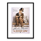 Charlie Chaplin A dog's Life Framed Print