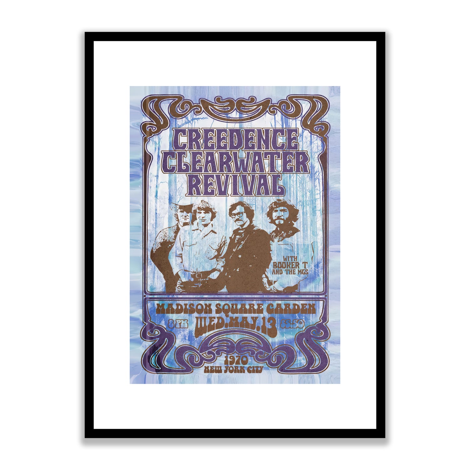 Creedence Clearwater Revival Framed Print - CCR002