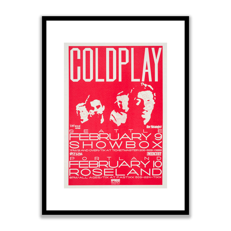 Coldplay Framed Print CP0001