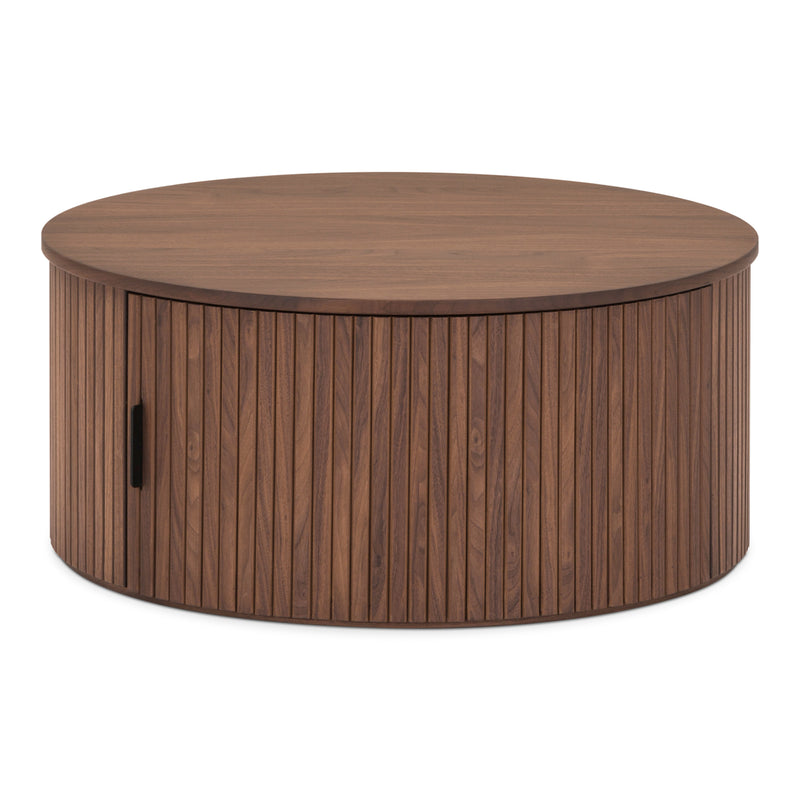 Palliser Round Coffee Table (Walnut)
