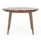 Reeves Dining Table 120 Rd (Deep Oak)