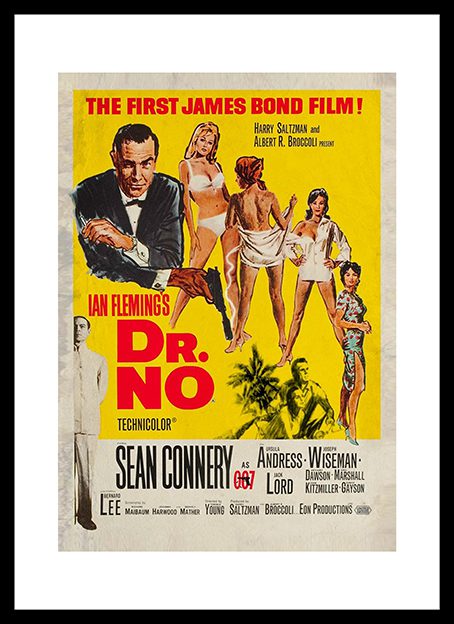 James Bond Dr No Framed Print