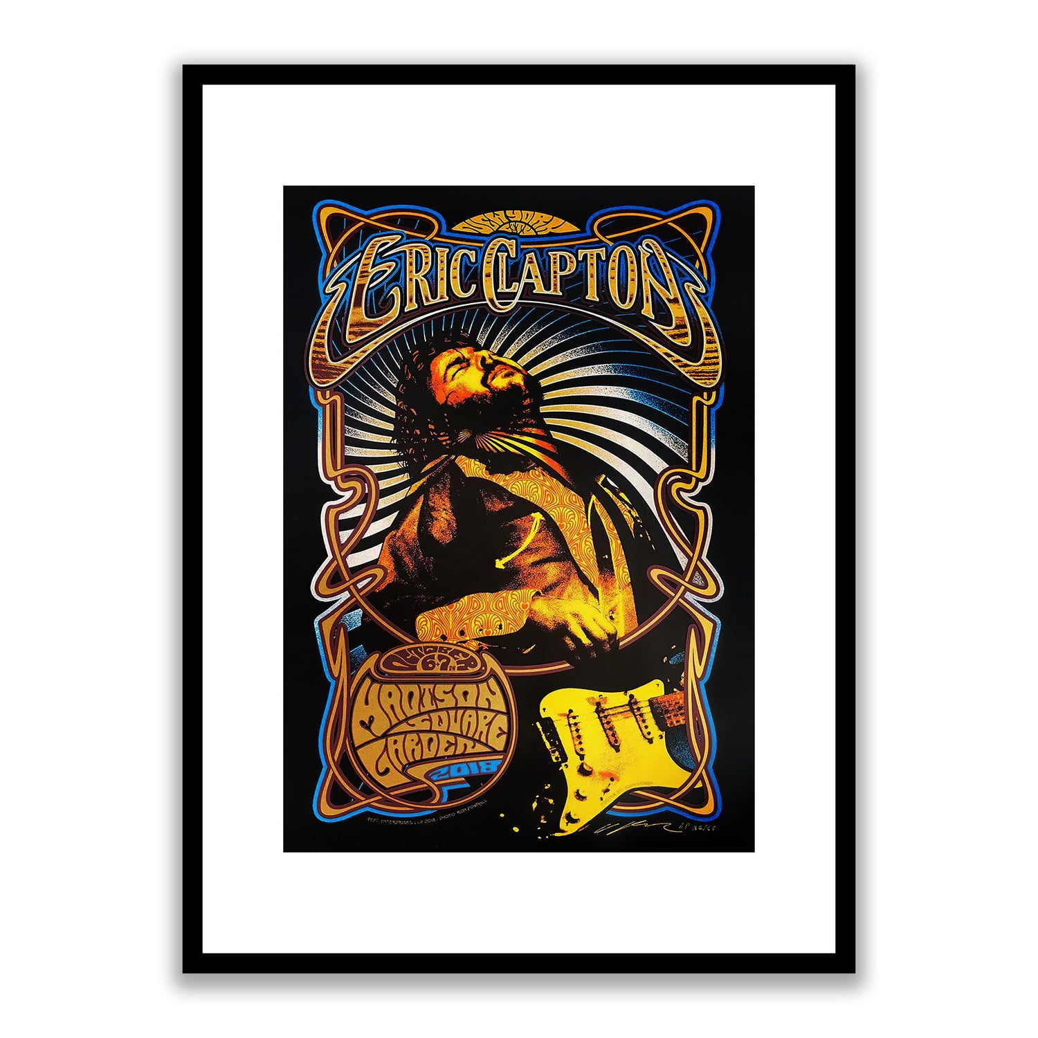 Eric Clapton Framed Print EC002