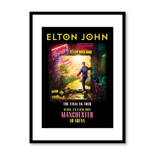 Elton John Framed Print - ELT0003