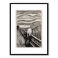The Scream by Edvard Munch 1895 Framed Print