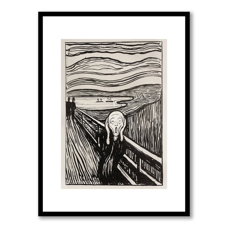 The Scream by Edvard Munch 1895 Framed Print