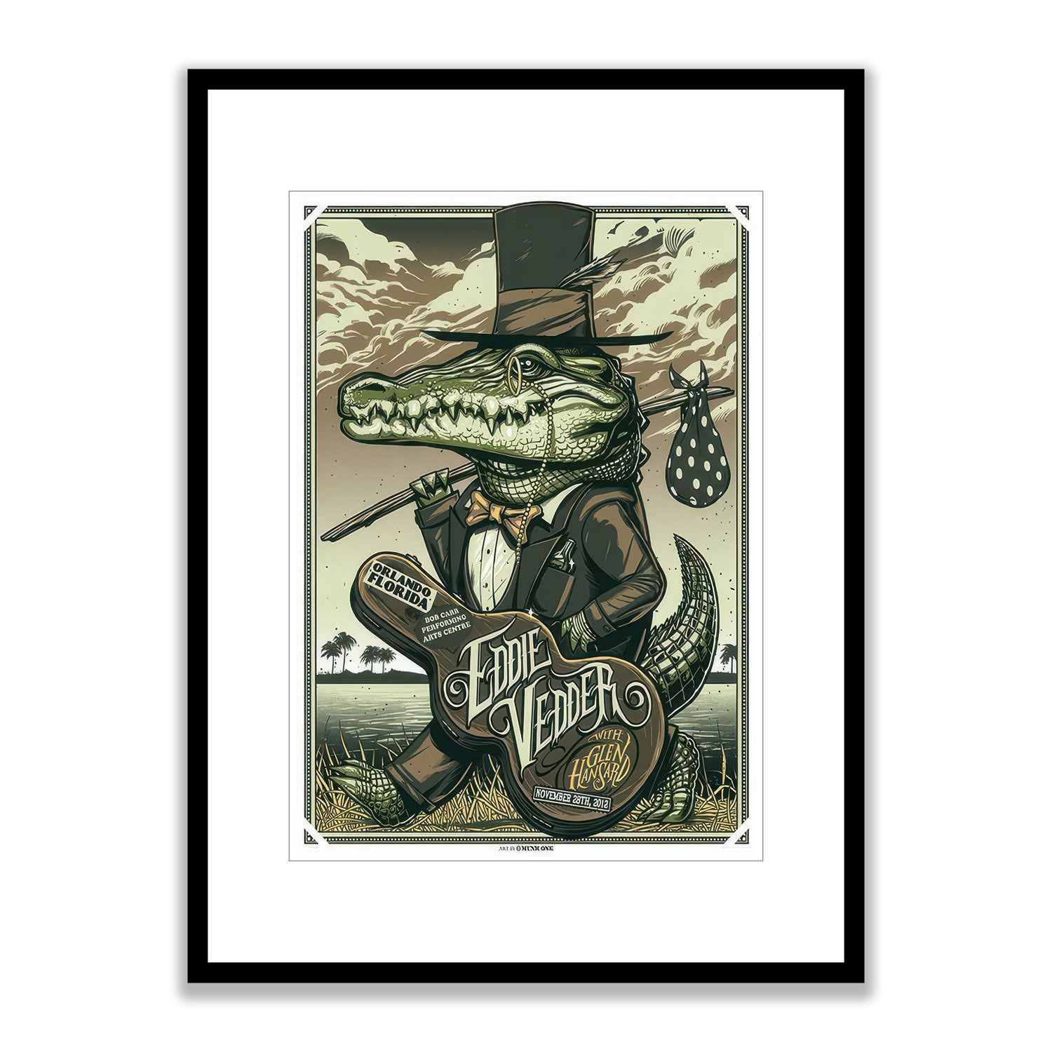 Eddie Vedder Framed Print EV001