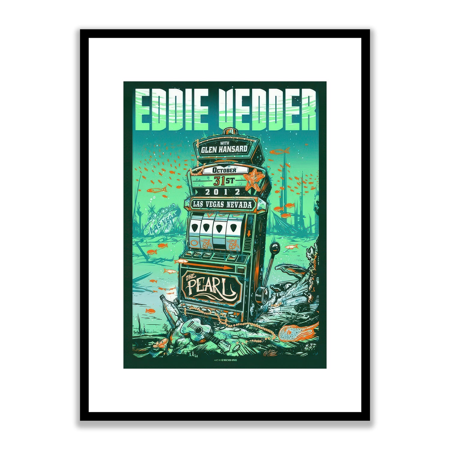 Eddie Vedder Framed Print EV003