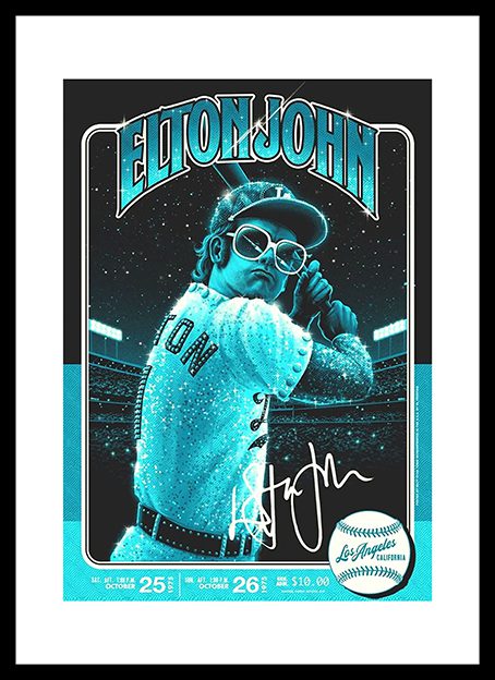 Elton John Framed Print