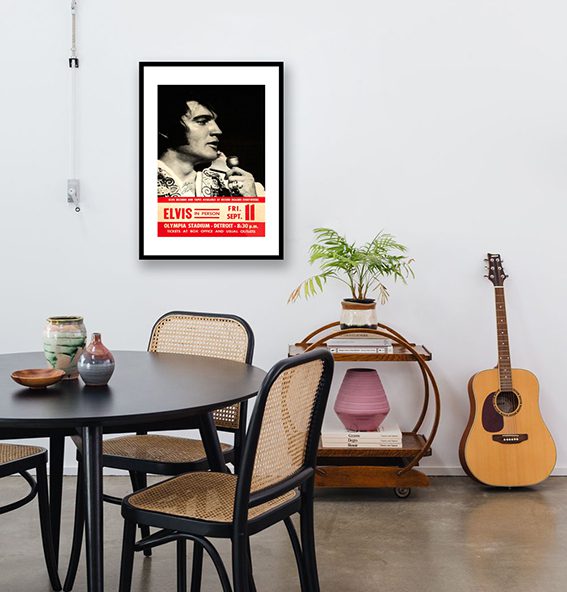 Elvis Framed Print