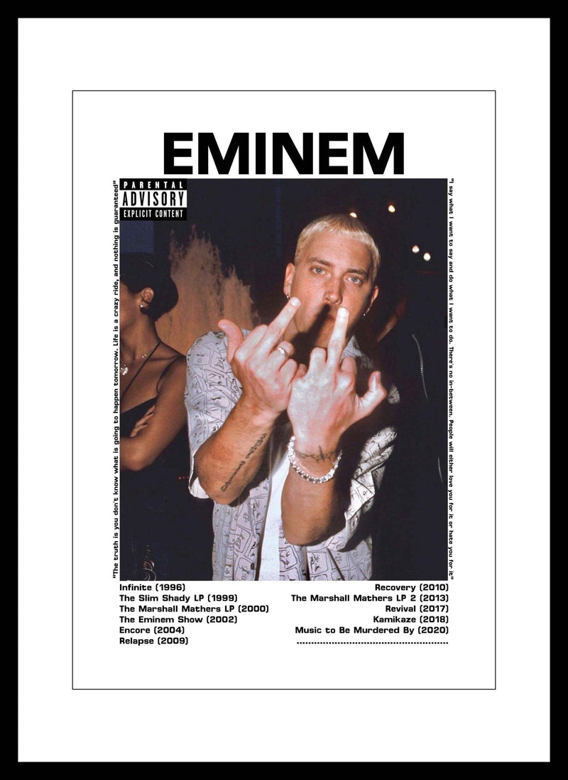 Eminem Framed Print