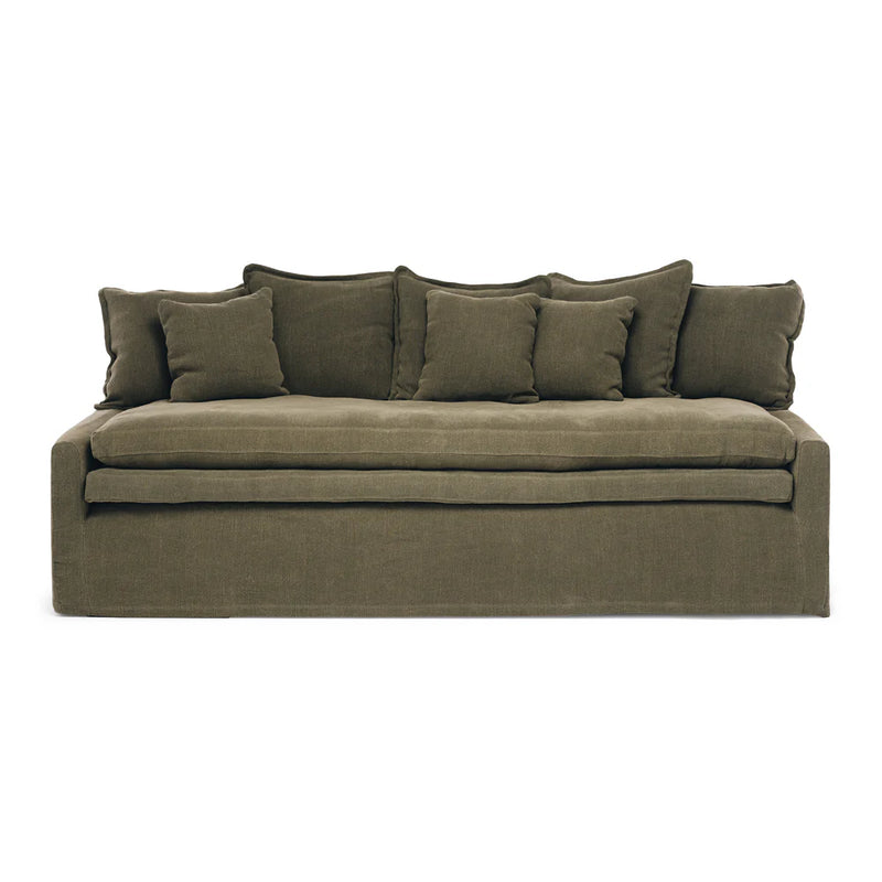 CLOUD 3 Seat Slipcover Sofa/Daybed - Khaki