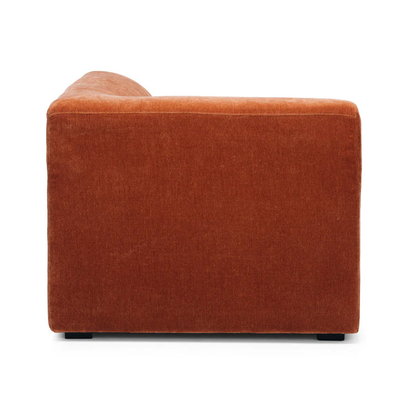 Harmony 3 Seater Modular Rust