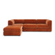 Harmony 3 Seater Modular Chaise Rust