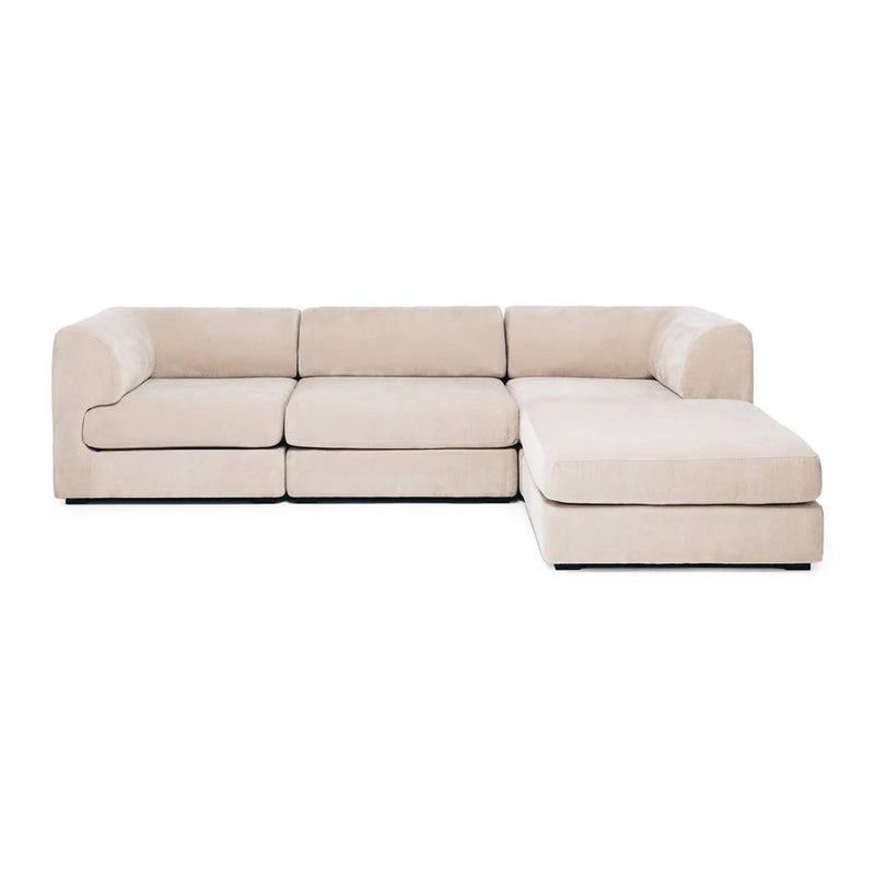 Harmony 3 Seater Modular Chaise Sand