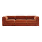 Harmony 3 Seater Modular Rust