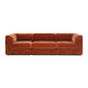 Harmony 3 Seater Modular Rust