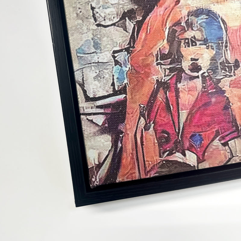 Framed Canvas Print - Heart