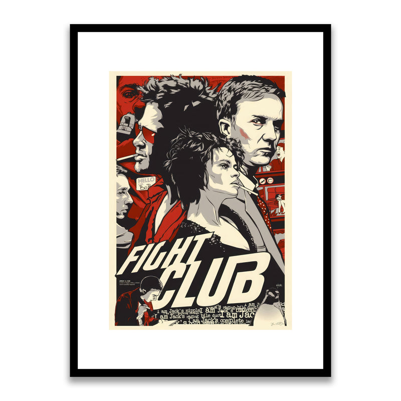 Fight Club Framed Print