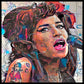 Framed Canvas Prints - Amy Winehouse