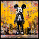 Framed Canvas Print - Mickey II