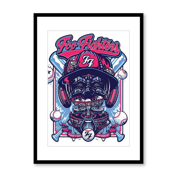 Foo Fighters Framed Print - FF0003