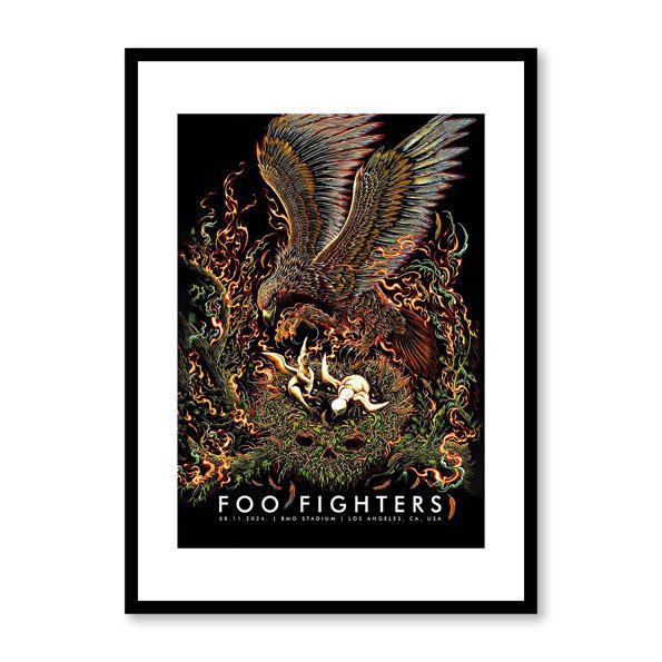 Foo Fighters Framed Print - FF0005