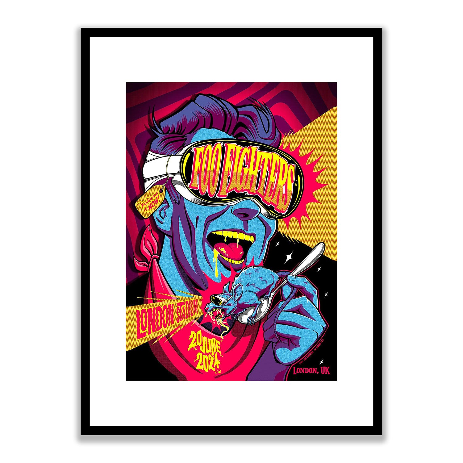 Foo Fighters Framed Print FF0007