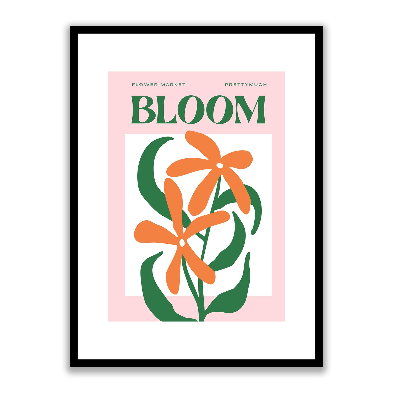 Bloom Flower Market Framed Print