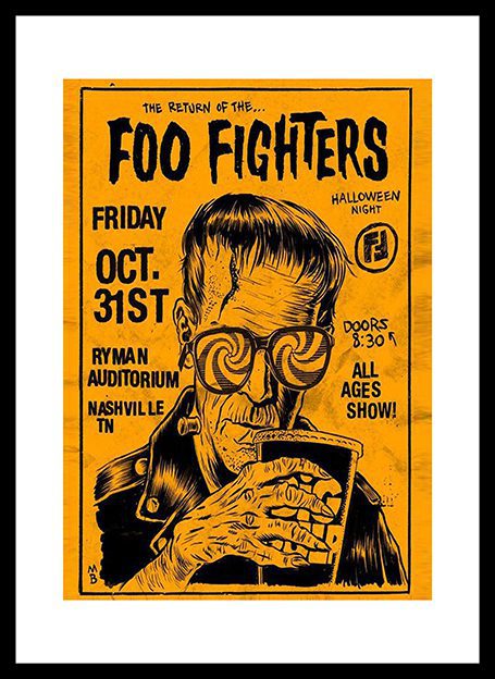 Foo Fighters Framed Print