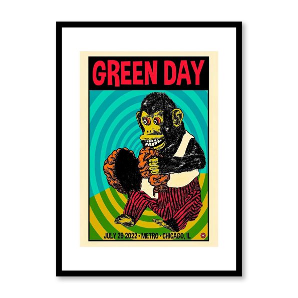 Green Day Framed Print - GD0001