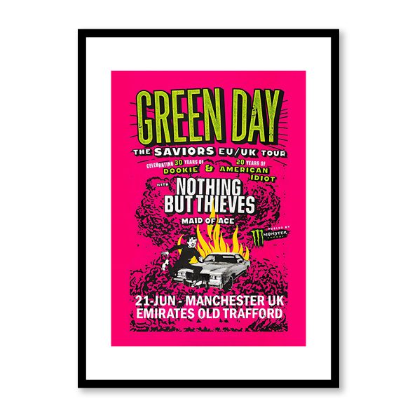 Green Day Framed Print - GD0002