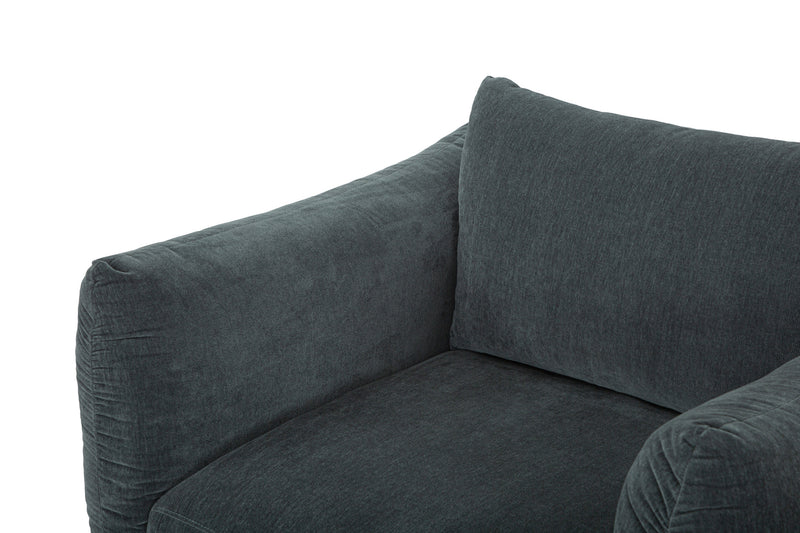 Grace Armchair - Dust Blue