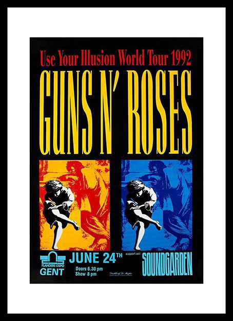 Guns n' Roses Use your Illusion Framed Print
