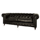 HAMPTON COURT 3 SEATER BELON BLACK