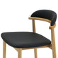 Hopper Barstool (Natural Oak) PU Black