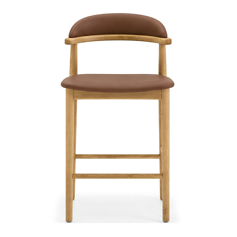Hopper Barstool (Natural Oak) PU Sable