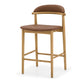 Hopper Barstool (Natural Oak) PU Sable