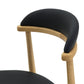 Hopper Dining Chair (Natural Oak) PU Black