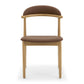 Hopper Dining Chair (Natural Oak) PU Sable